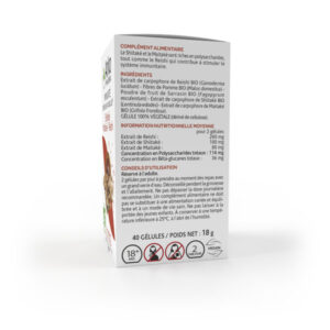 Arkopharma Arkogélules Immunité Shitaké Maitaké Reishi Bio 40 gélules - Image 4