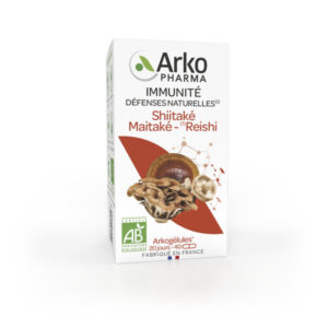 Arkopharma Arkogélules Immunité Shitaké Maitaké Reishi Bio 40 gélules - Image 1