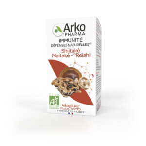 Arkopharma Arkogélules Immunité Shitaké Maitaké Reishi Bio 40 gélules - Image 2