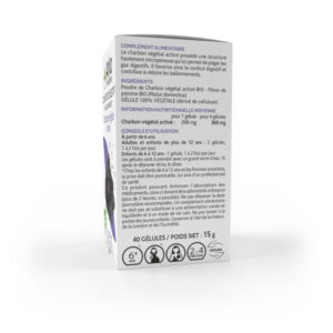 Arkopharma Arkogélules Charbon Végétal Bio 40 gélules - Image 2