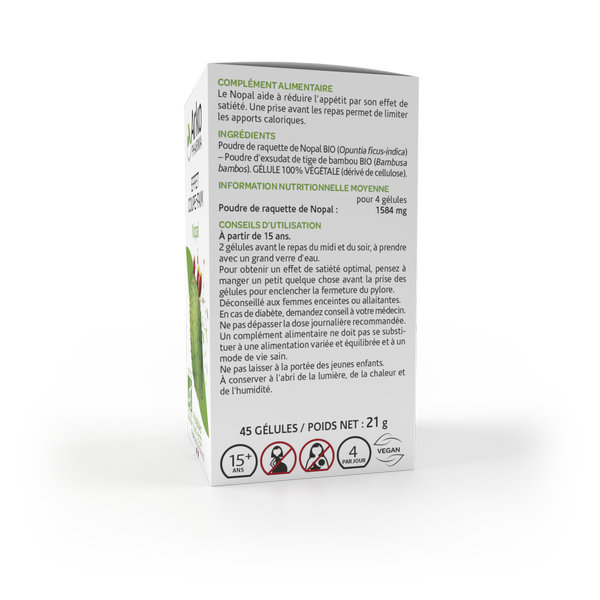 Arkopharma Arkogélules Nopal Bio Coupe-Faim 45 gélules – Image 4