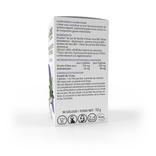 Arkopharma Arkogélules Digestion Aloe vera Bio 30 gélules – Image 4