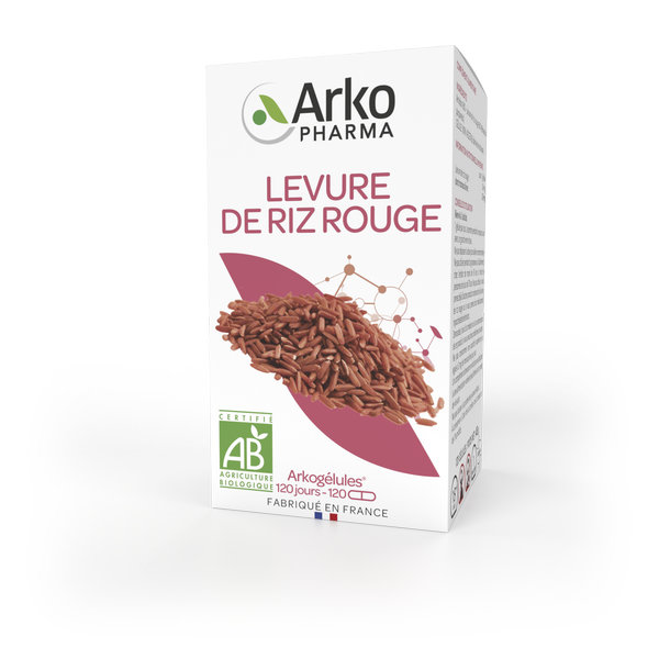 Arkopharma Arkogélules Levure de Riz Rouge 120 Bio gélules – Image 2