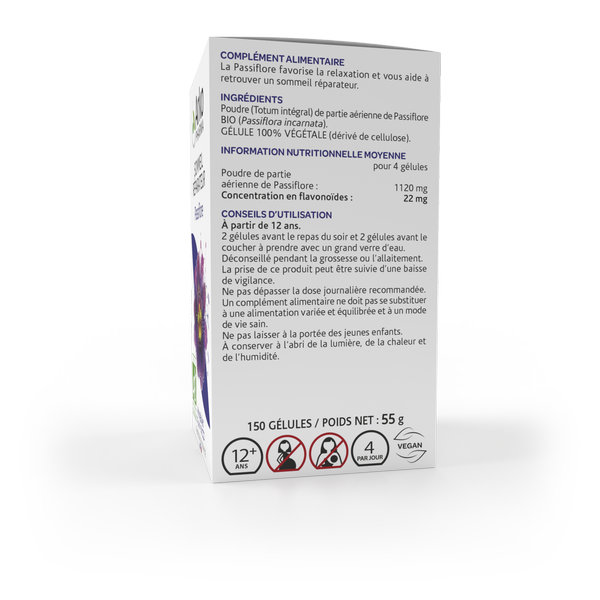 Arkopharma Arkogélules Sommeil Réparateur Passiflore 150 gélules – Image 4