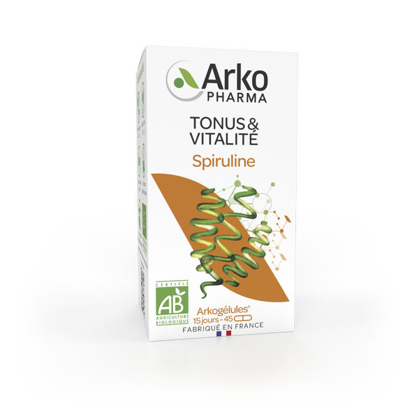 Arkopharma Arkogélules Tonus & Vitalité Spiruline Bio 45 gélules – Image 5