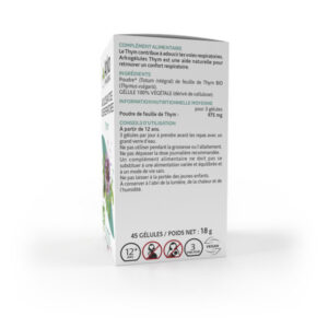 Arkopharma Arkogélules Confort Respiratoire Thym BIO 45 gélules - Image 4