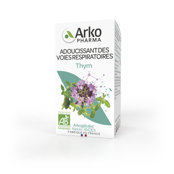 Arkopharma Arkogélules Confort Respiratoire Thym BIO 45 gélules – Image 2