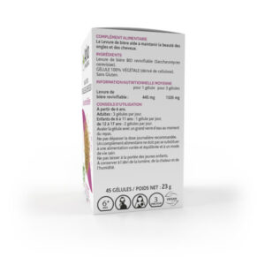 Arkopharma Arkogélules Beauté Ongles Cheveux Levure de Bière Bio 45 gélules - Image 4
