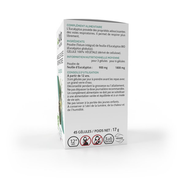 Arkopharma Arkogélules Confort Respiratoire Eucalyptus BIO 45 gélules – Image 4