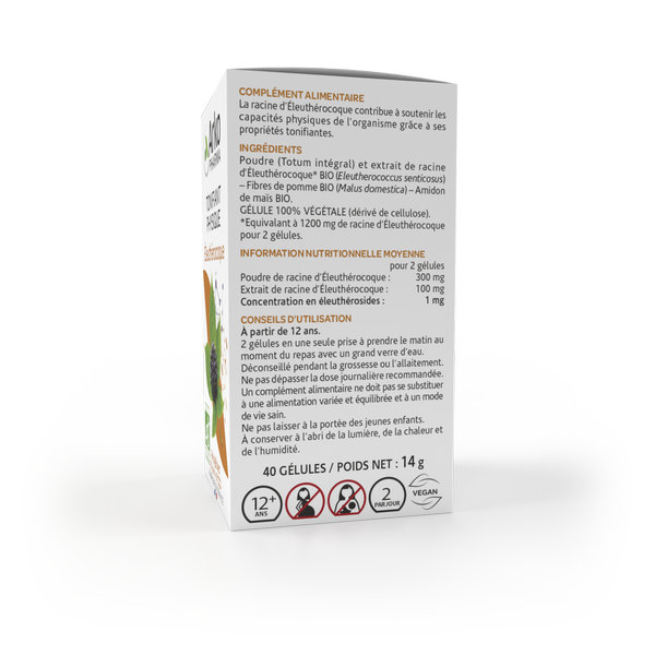 Arkopharma Arkogélules Tonifiant Physique Éléuthérocoque 40 gélules – Image 4