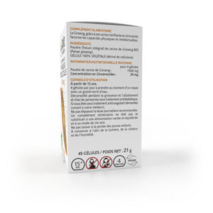 Arkopharma Arkogélules Tonus et Vitalité Ginseng 45 gélules - Image 4