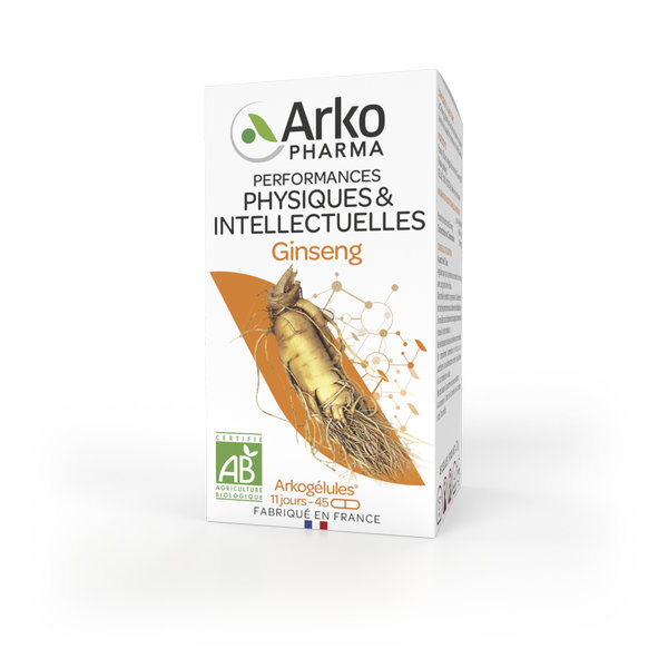 Arkopharma Arkogélules Tonus et Vitalité Ginseng 45 gélules – Image 2
