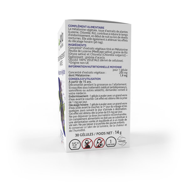 Arkopharma Arkogélules Mélatonine Végétale 1,9mg 30 gélules – Image 4