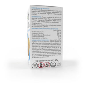 Arkopharma Arkogélules Curcuma Pipérine Bio 130 gélules - Image 3