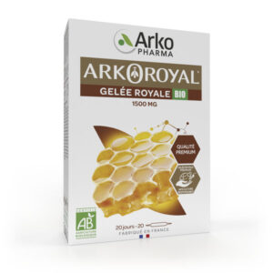 Arkopharma Arkoroyal Immunité Gelée Royale Bio 1500mg 20 ampoules - Image 1