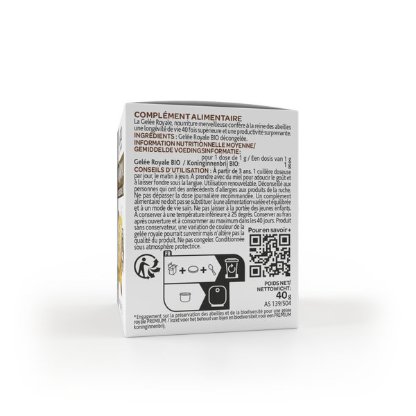 Arkopharma Arkoroyal Defenses Naturelles Gelée Royale Bio Pot de 40g – Image 3
