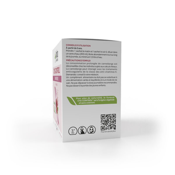 Arkopharma Cys-Control Confort Urinaire Canneberge 20 sachets 4g – Image 4