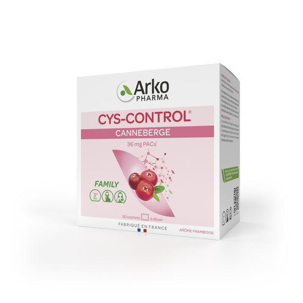 Arkopharma Cys-Control Confort Urinaire Canneberge 20 sachets 4g – Image 2