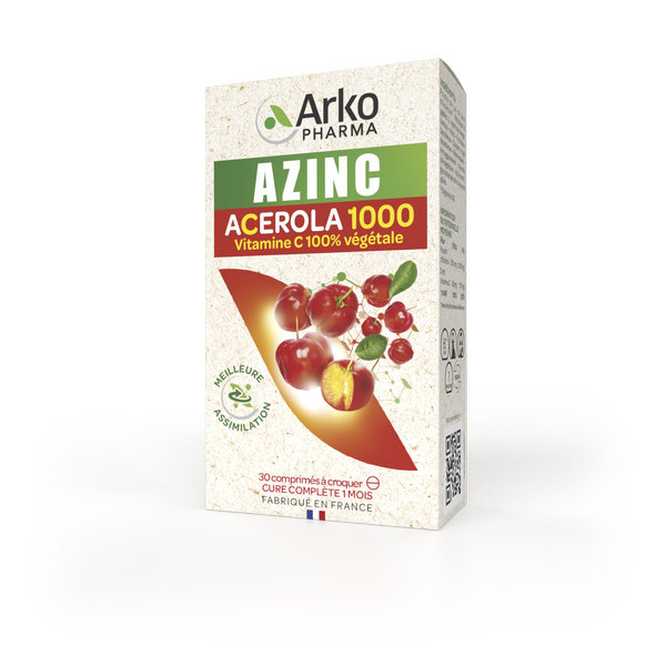 Arkopharma Azinc Acérola 1000 30 comprimés – Image 2
