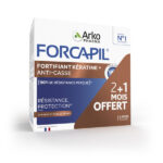 Arkopharma Forcapil Fortifiant Cheveux Kératine + 3 Mois 180 gélules