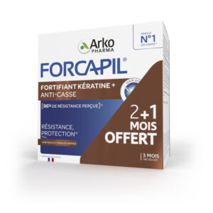 Arkopharma Forcapil Fortifiant Cheveux Kératine + 3 Mois 180 gélules - Image 2