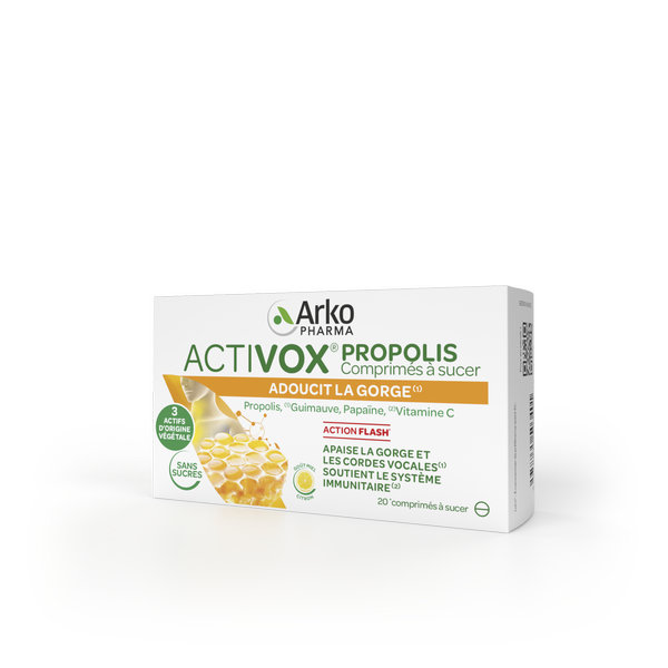 Comprimés Arkopharma Activox Propolis - Gorge Apaisée (20cp) – Image 2