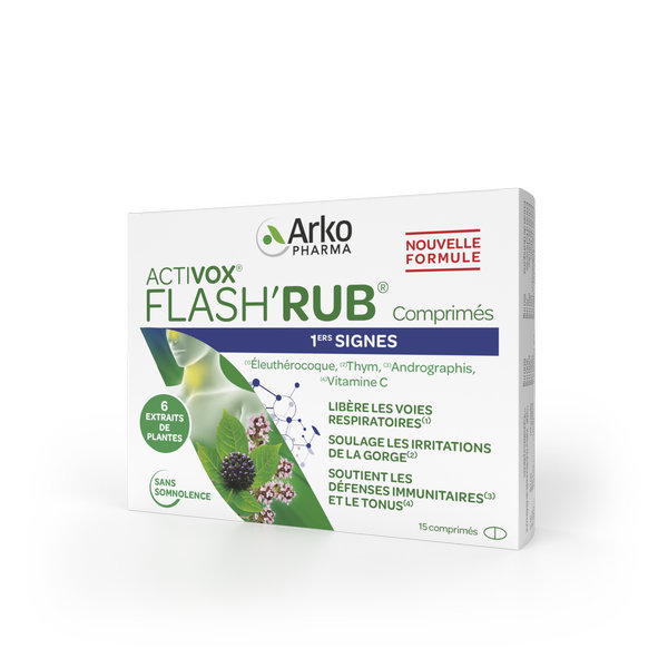 Arkopharma Activox Flash'Rub 15 comprimés - Gorge Irritée – Image 2