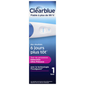 CLEARBLUE TEST DE GROSSESSE DETECTION ULTRA PRÉCOCE VISUEL AVEC 1 BOITE - Image 2