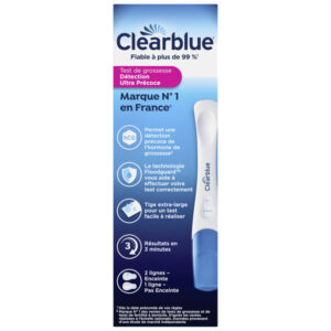 CLEARBLUE TEST DE GROSSESSE DETECTION ULTRA PRÉCOCE VISUEL AVEC 1 BOITE - Image 3