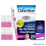 Test d’Ovulation Clearblue Digital, Vous Aide A Concevoir, C’est Prouvé, 1 Appareil Digital Et 20 Tests