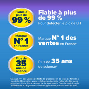 Test d’Ovulation Clearblue Digital, Vous Aide A Concevoir, C’est Prouvé, 1 Appareil Digital Et 20 Tests - Image 8