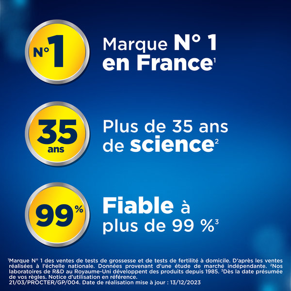 CLEARBLUE TEST DE GROSSESSE DETECTION ULTRA PRECOCE DIGITAL X2 BTE – Image 8