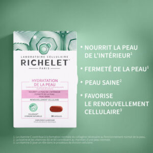 RICHELET Hydratation de la Peau, Complément Alimentaire, 30 Capsules - Image 7