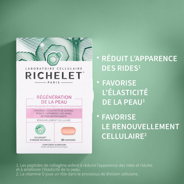 RICHELET Régénération de la Peau Complément Alimentaire, 30 Comprimés – Image 11
