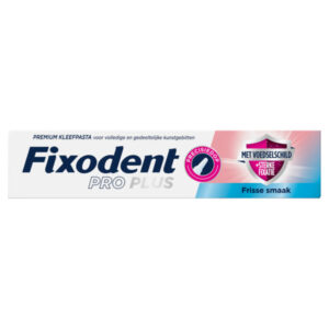 Fixodent Pro Plus La Meilleure Technologie Antibactérienne Crème Adhésive pour Prothèses Dentaires 40g - Image 2