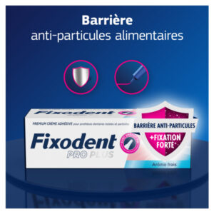 Fixodent Pro Plus La Meilleure Technologie Antibactérienne Crème Adhésive pour Prothèses Dentaires 40g - Image 5