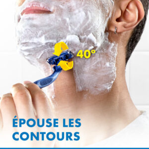 Gillette Sensor3 Comfort, Rasoirs Jetables Pour Homme, x3 Rasoirs Jetables - Image 6