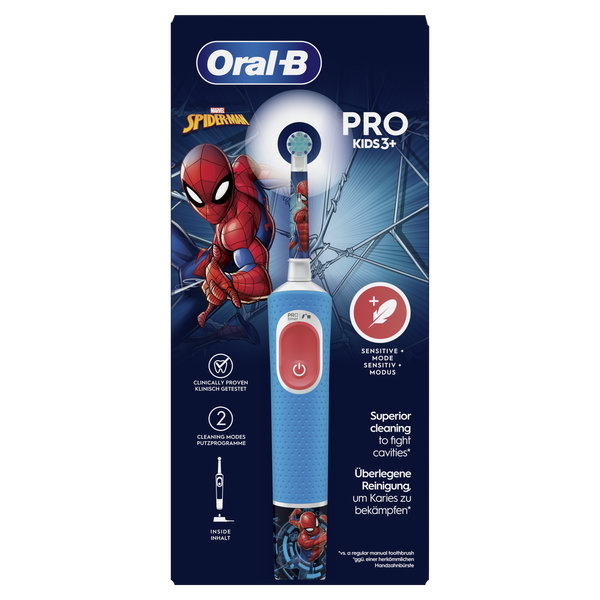 Oral-B Pro Kids Spider-Man, Brosse À Dents Électrique – Image 4