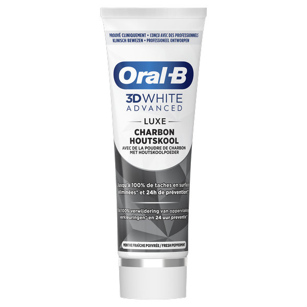 Oral-B 3D White Advanced Luxe Charbon Dentifrice 75 ml – Image 2