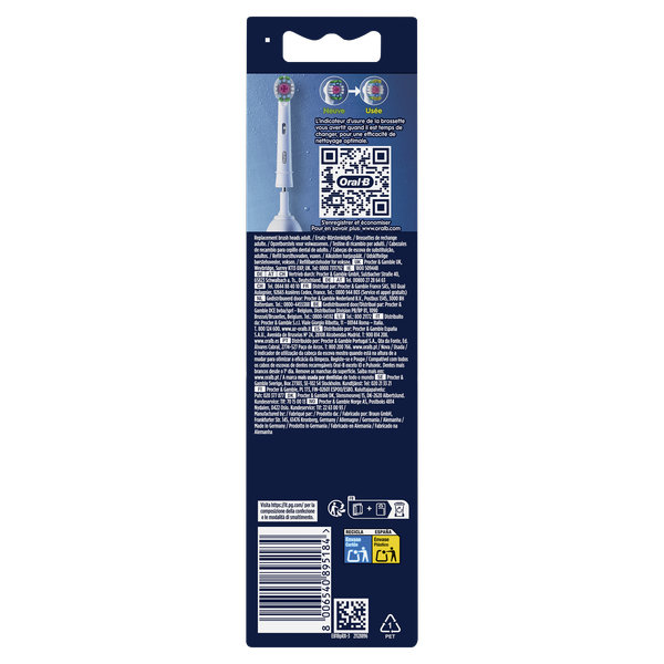 Oral-B Pro 3D White Brossettes Pour Brosse À Dents, 3 Unités – Image 4