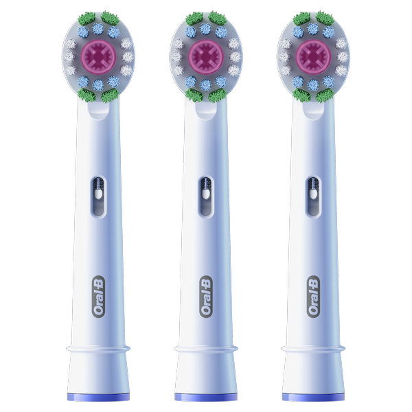 Oral-B Pro 3D White Brossettes Pour Brosse À Dents, 3 Unités – Image 3