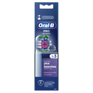 Oral-B Pro 3D White Brossettes Pour Brosse À Dents, 3 Unités - Image 1