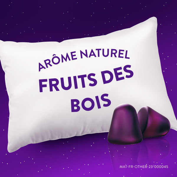 ZzzQuil Doux - Gommes arôme naturel fruits des bois - Complément alimentaire à base de valériane, camomille, lavande, vitamine B6 et de mélatonine - 30 gommes – Image 6