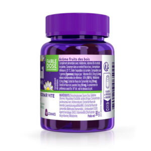 ZzzQuil Doux - Gommes arôme naturel fruits des bois - Complément alimentaire à base de valériane, camomille, lavande, vitamine B6 et de mélatonine - 30 gommes - Image 3