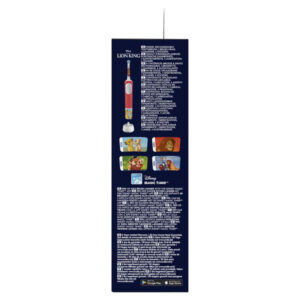Brosse À Dents Électrique Oral-B Pro Kids 1 Manche Disney Le Roi Lion, 1 Brossette , 3 Ans et Plus - Image 2