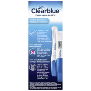 Clearblue Multi Test de grossesse Testez et confirmez, 2 tests (1 digital, 1 visuel) - Image 3