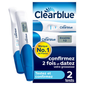 Clearblue Multi Test de grossesse Testez et confirmez, 2 tests (1 digital, 1 visuel) - Image 1