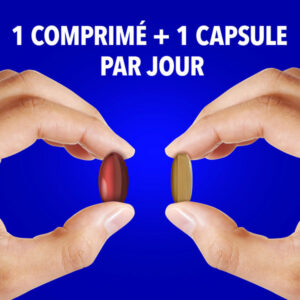 Bion3 Multi & Oméga 3, un comprimé à base de vitamines C, D & B12 et une capsule avec EPA & DHA pour soutenir cœur(1), cerveau(2) & vision(3) et probiotiques pour soutenir la flore intestinale(4). - Image 5