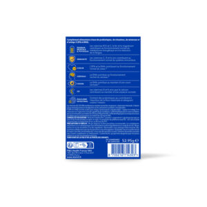 Bion3 Multi & Oméga 3, un comprimé à base de vitamines C, D & B12 et une capsule avec EPA & DHA pour soutenir cœur(1), cerveau(2) & vision(3) et probiotiques pour soutenir la flore intestinale(4). - Image 3