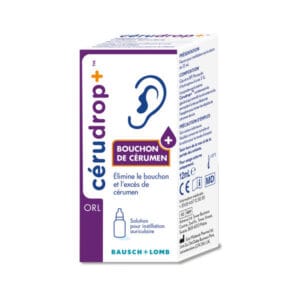 CERUDROP+ 12ml Soluation Auriculaire Pour Bouchon De Cérumen - Excès De Cérumen